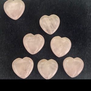 Rose quartz heart